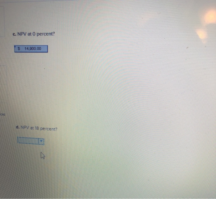 Cash Flow $65,000 -31,000 -48.900 a. What is the IRR for this