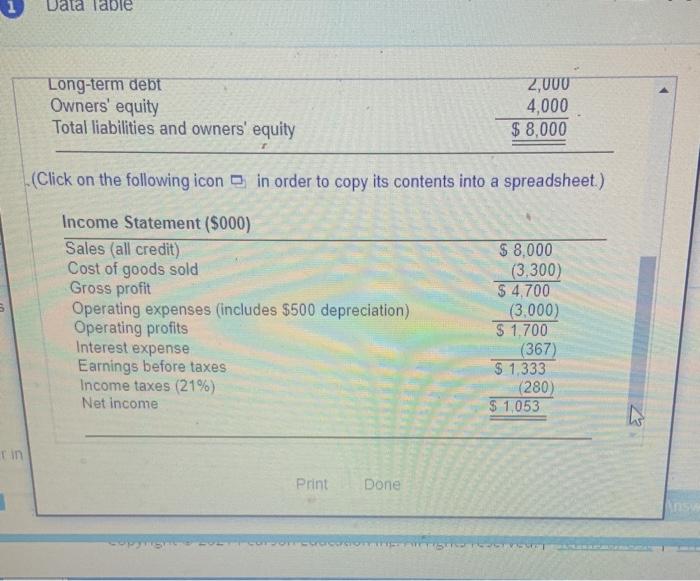 1 pt pokmatch 4-6 (book/static) Question Help Kato analysis) The balance sheet