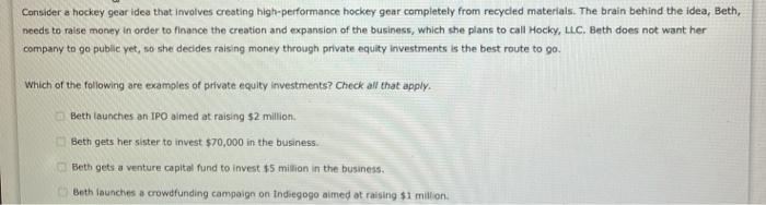  Consider a hockey gear idea that involves creating high-performance hockey gear