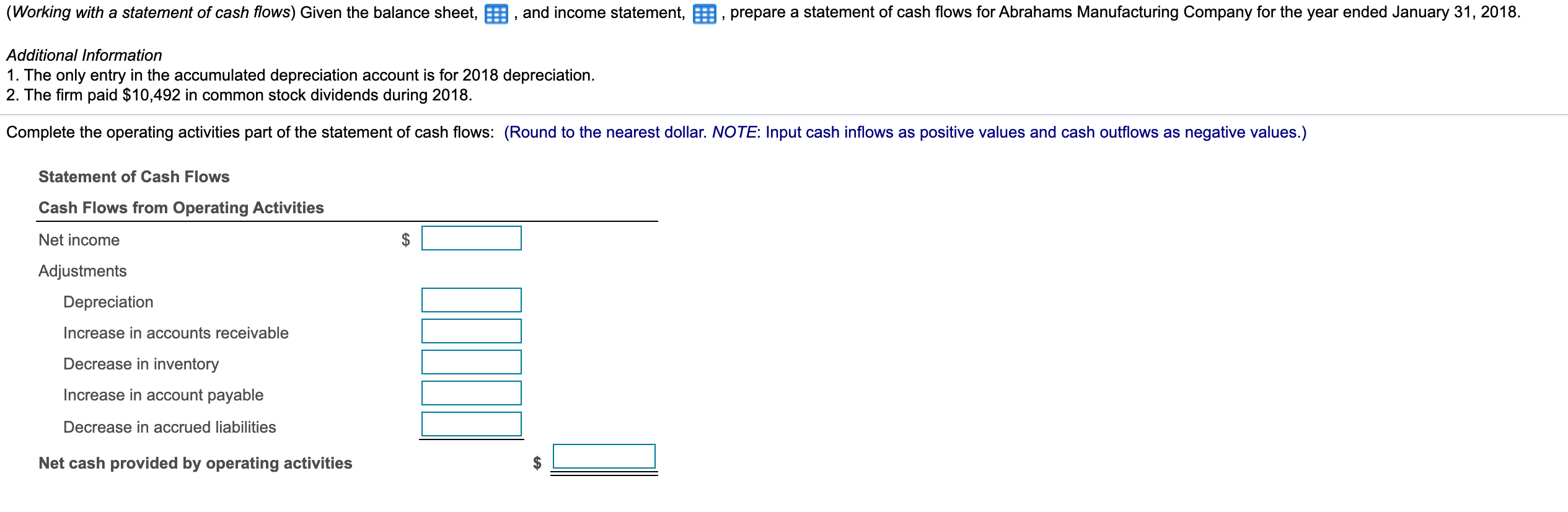 Please help me out with this question. (Working with a statement of
