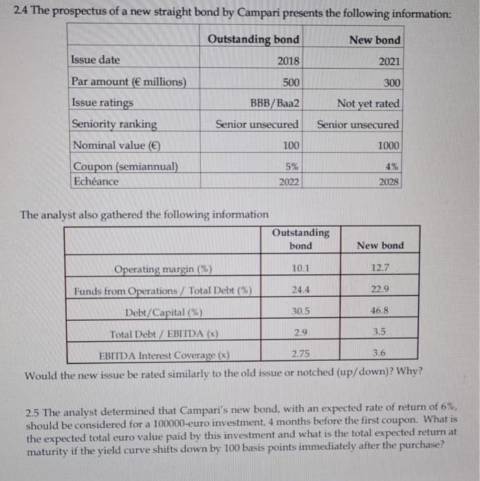 of Kenowefa Bank is evaluating the credit worthiness of an Italian based