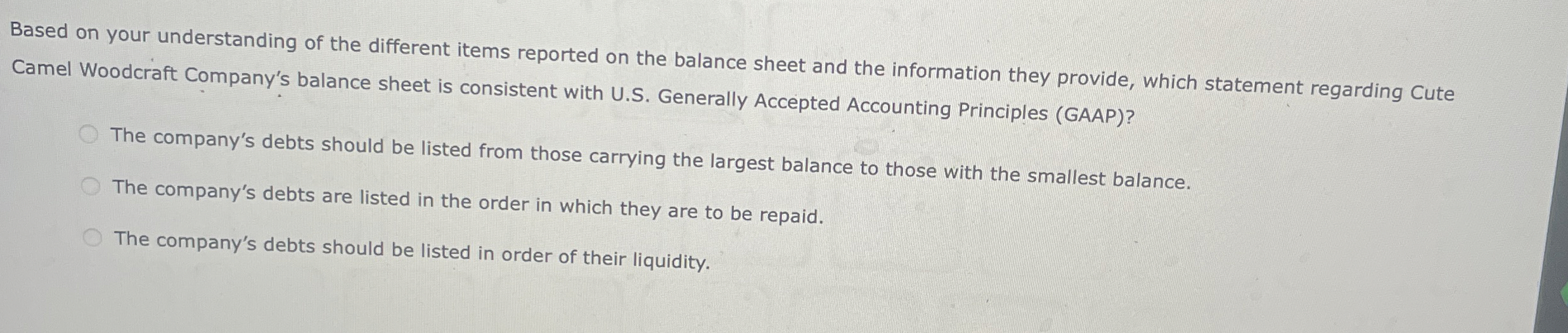  This statement is correct , because: The $253 increase in accounts