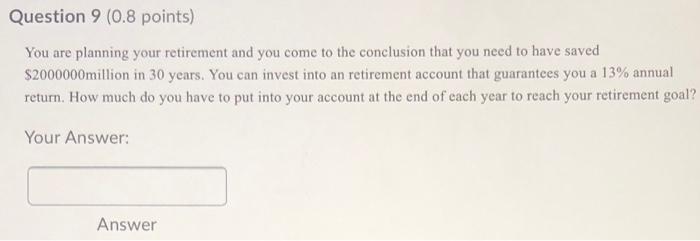 of cash flows 1-3 at the end of year 3, assuming a