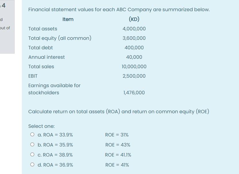 send me only final answer no need explanation. ok 4 d