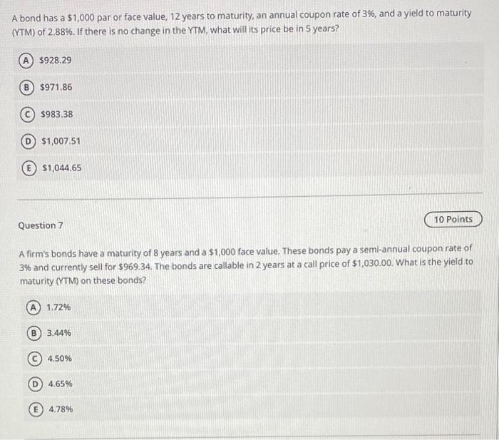 please, if you could help with both it would help A bond