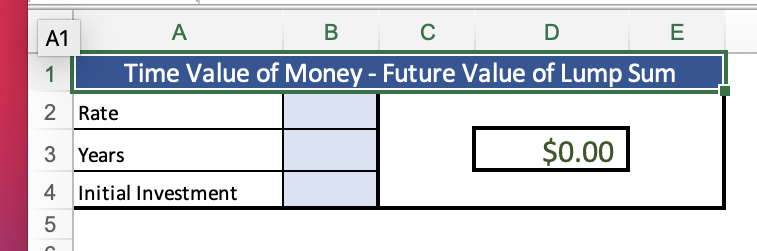 Investment Value $0 $0 $0 $0 10 $0 $0 $0 11 $0