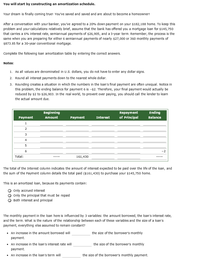 Bottom three options are either increase or decrease You will start by