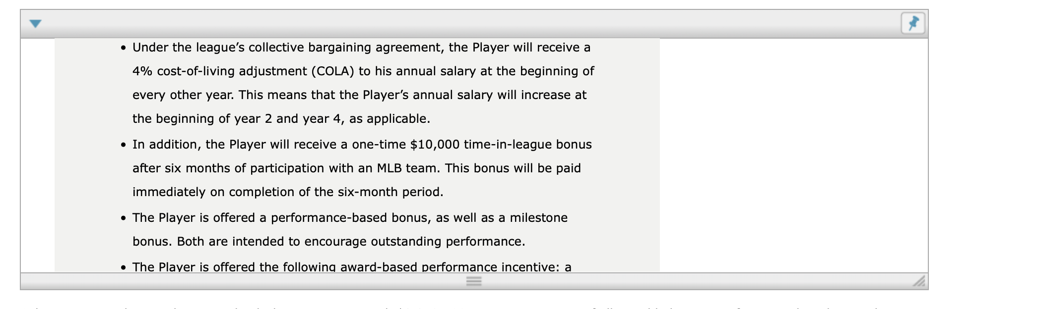 old and has always dreamed of playing in the big leagues. Last