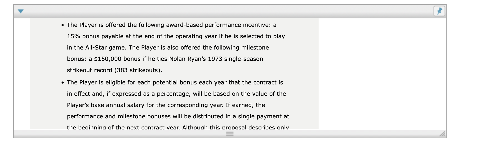 season, he was a starting pitcher for a double-A (AA)-level baseball team,