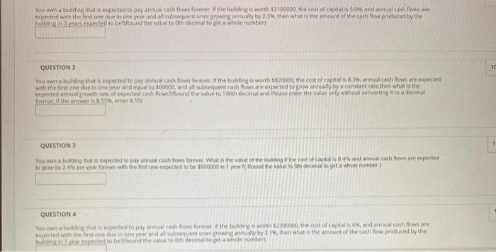 ? QUESTION2 QUESTION 3 QUESTION 4