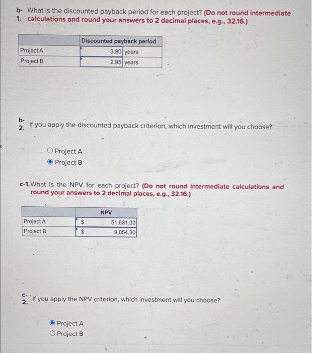 Year Cash Flow (A) Cash Flow (B) 0 -$ -$ 348,000 51,000
