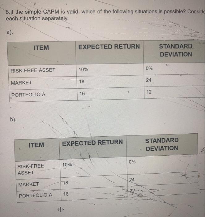 4 5 6.The market price of a security is $40. Its expected