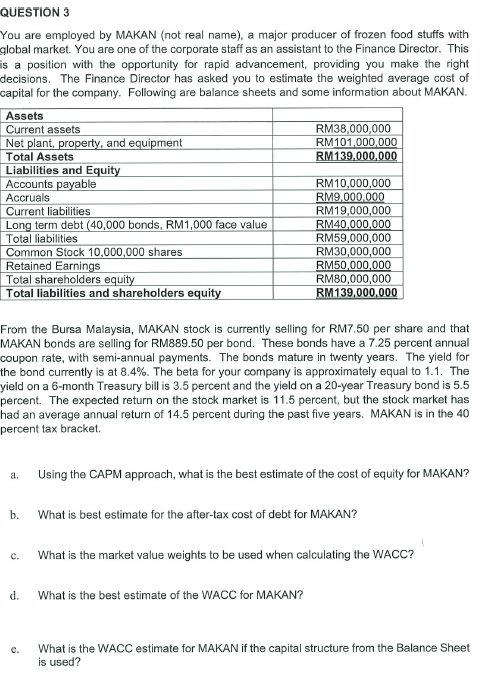 Please help me i will give good rating QUESTION 3 You are