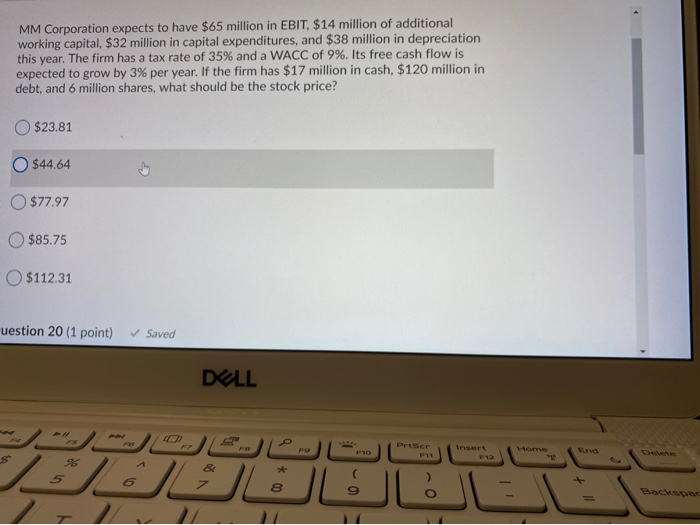 line. Projected values for the second year of operation are: . Revenue: