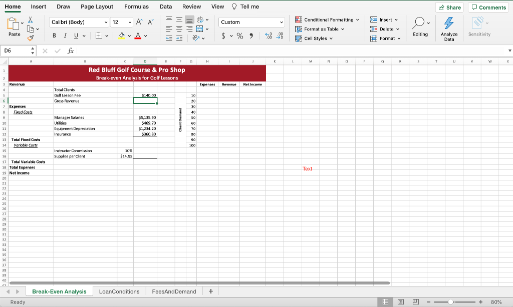 YO19_Excel_Ch10_Prepare_Expansion_Analysis_PartA Project Description: Barry Cheney, the Golf Course Manager at the