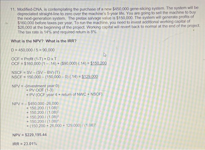 please help how explaining thouroughly how to solve to get the IRR