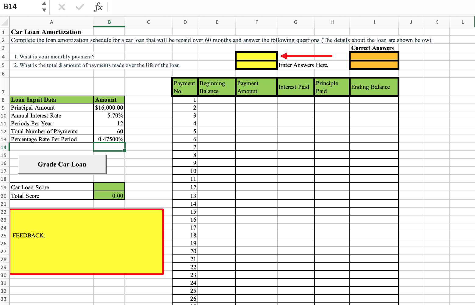  B14 x fx A B D E F G H 1