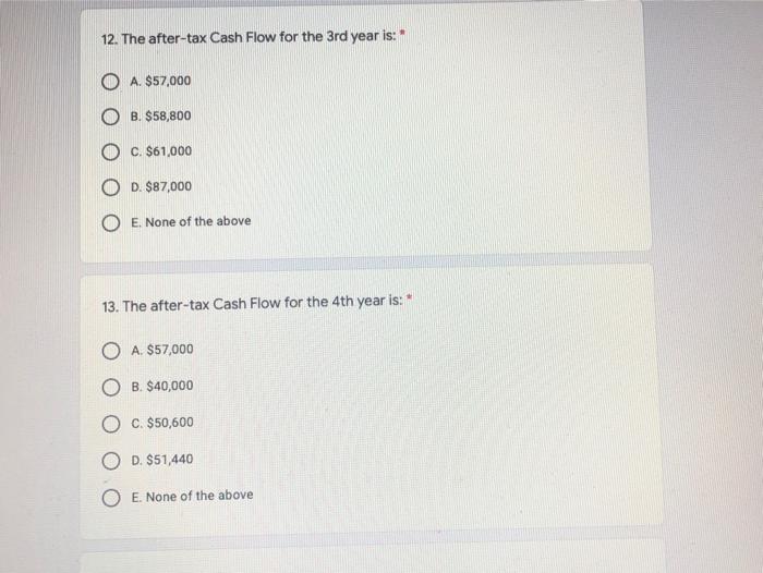 equipment will be depreciated using MACRS 3 year class over 4 years