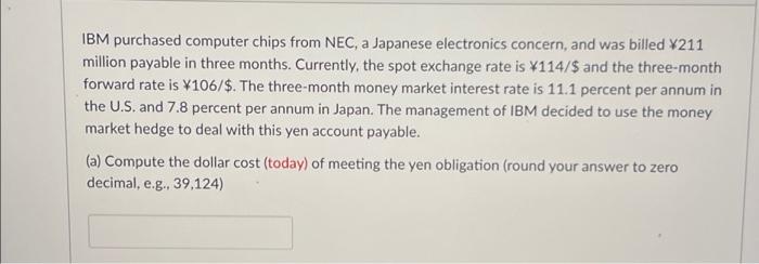 ill leave a like! IBM purchased computer chips from NEC, a Japanese