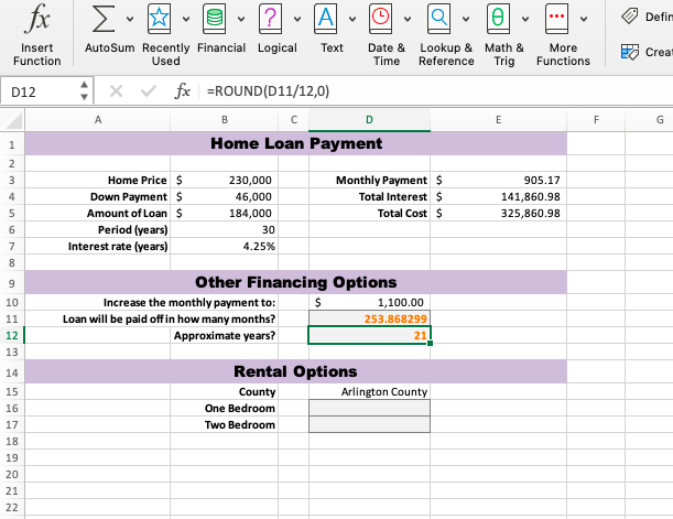  Defin Insert AutoSum Recently Financial Logical Text Date & Lookup &