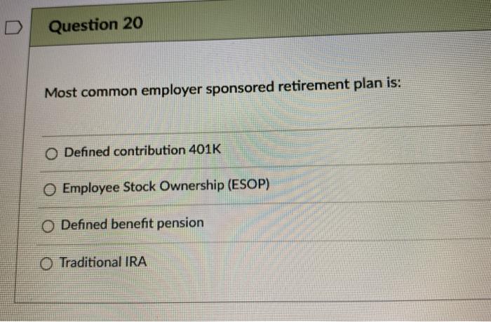 please answer both or i will down vote Question 20 Most common