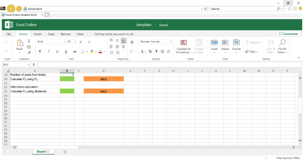 in Microsoft Excel. Nevermind, I no longer need assitance. The correct answer