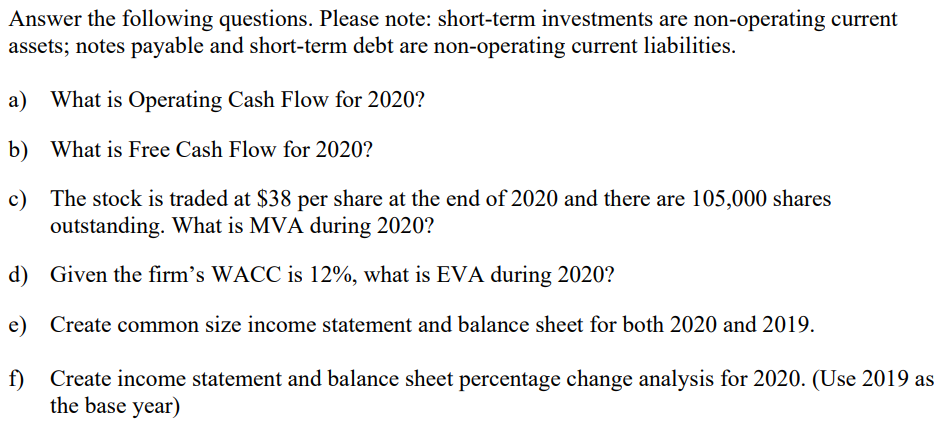 Must use excel and show all excel sheets & formulas used thanks.