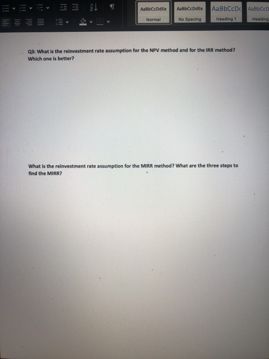 and non-normal cash flows? What is the key difference between normal cash