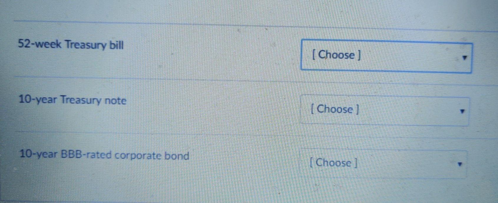 1% 52-week maturity risk premium = 1.5% 10-year maturity risk premium =