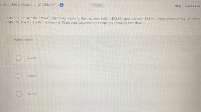  2 CHAPTER 2 FINANCIAL STATEMENT Sovog Help Save & Exit Disturbed,