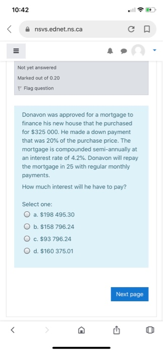 Please solve for which multple choice answer this is !! Thank you