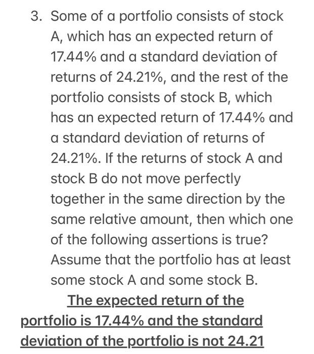 The correct answer is bolded. I need to know how to solve