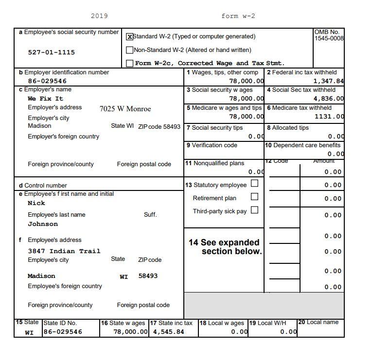 Using the information provided in each link below, complete three tax returns