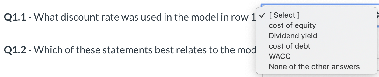 of the value of a share of Honda stock using 5 different
