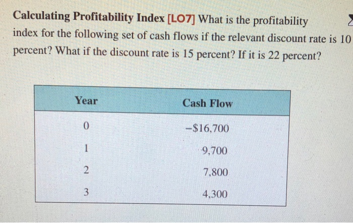 projects: Year Cash Flow (X) Cash Flow ( $23,000 12,000 9,360 10,400