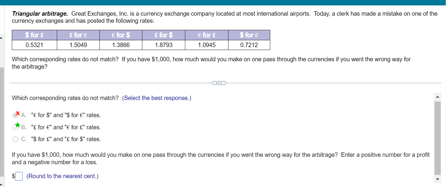  Triangular arbitrage. Great Exchanges, Inc. is a currency exchange company located