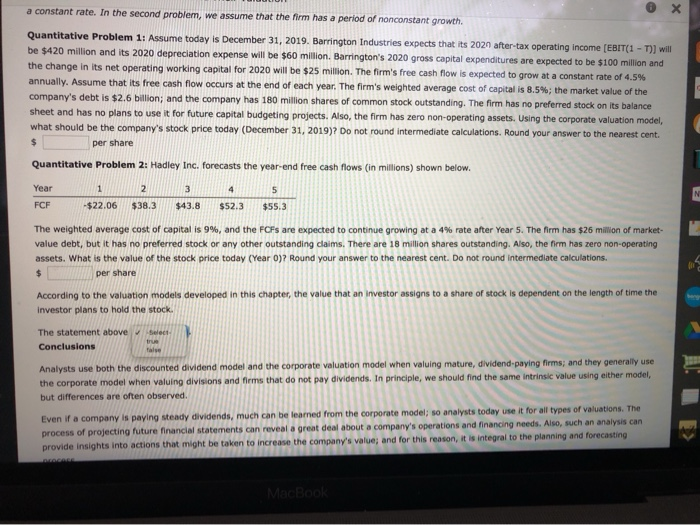  a constant rate. In the second problem, we assume that the