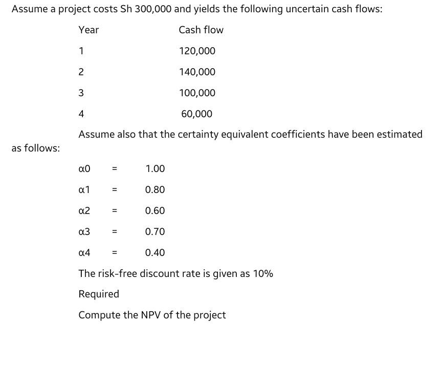 Kindly show an answer with step by step solution Assume a
