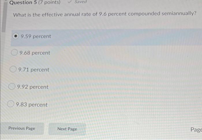 please help need it asap Question 5 (7 points) Saved What is