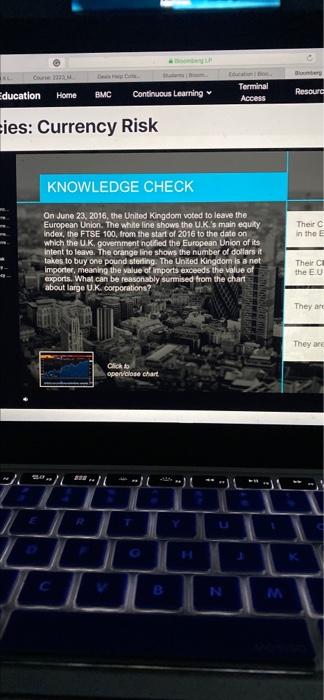  Our ducation Home BMC Continuous Learning Terminal Access Resourc Eies: Currency