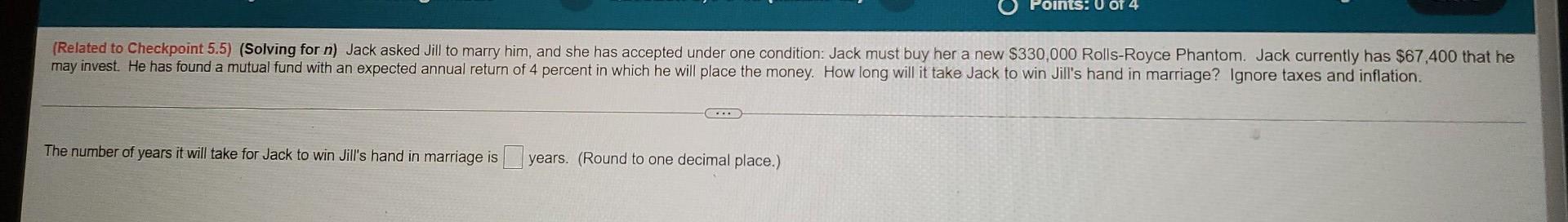 Points: 0 OT 4 (Related to Checkpoint 5.5) (Solving for n)