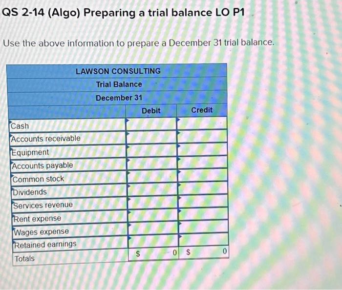 following information applies to the questions displayed below.] Lawson Consulting had the