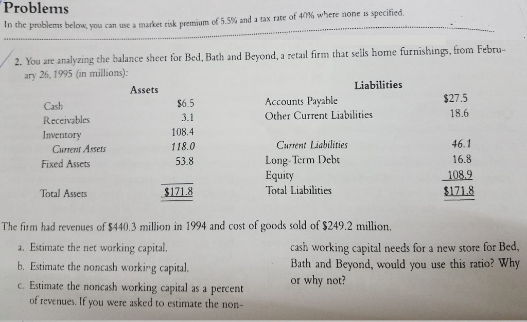  Problems In th e problems below, you can use a market