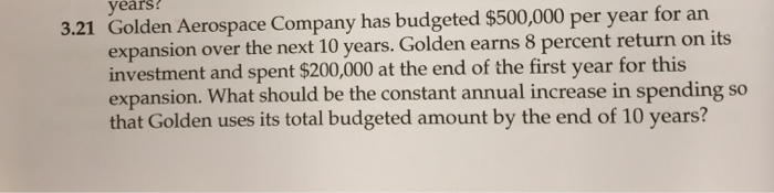  Please show how to solve it in excel too. years? 3.21