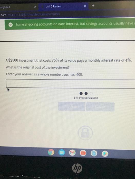  orglind Unit 2 Review .com COLL DESI3383/codules itens: 5723103 Some checking