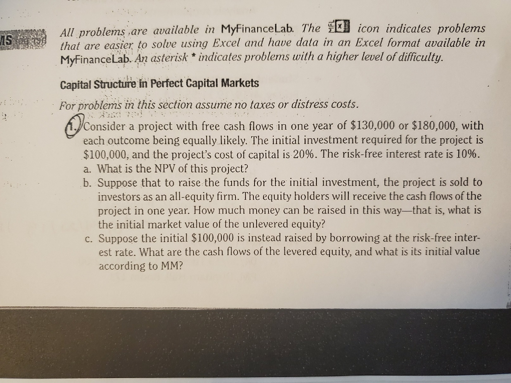 Problem #1 Part A,B,C Need to show work on excel/formulas used