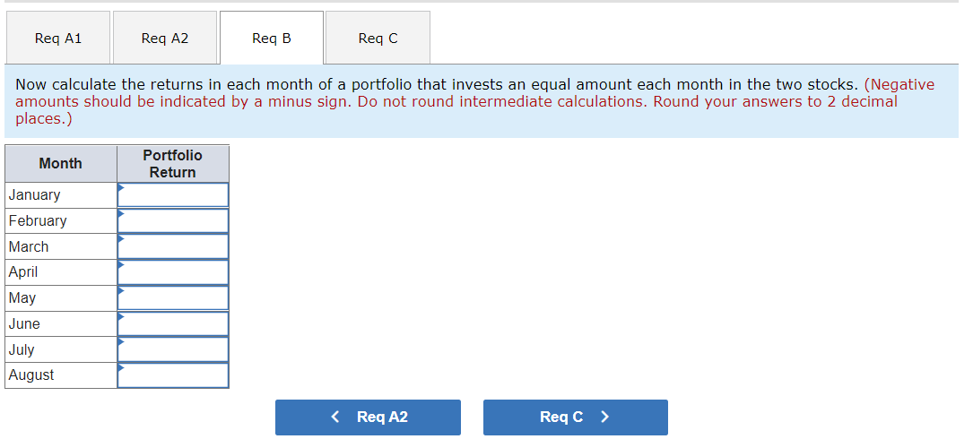 +2 +5 -3 -2 Required: a-1. Calculate the variance and standard deviation