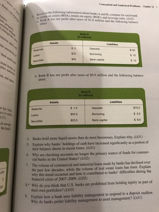 i. Diversifying their loan portfolios. ii. Using statistical models to analyze borrowers'