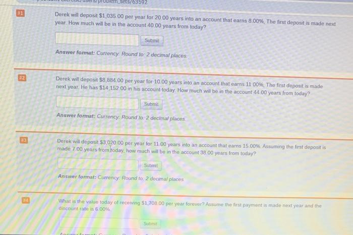 help me answer this round to 2 decimals plz 18/63592 31 Derek