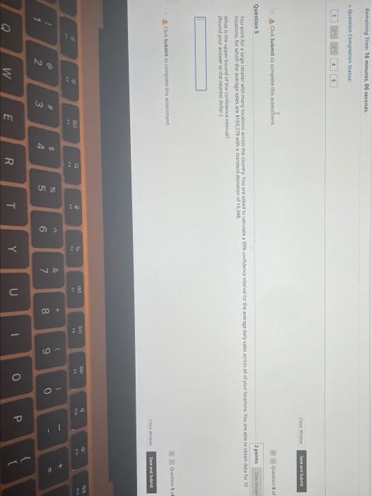 across the country. You are led to calculate condensarval for the average